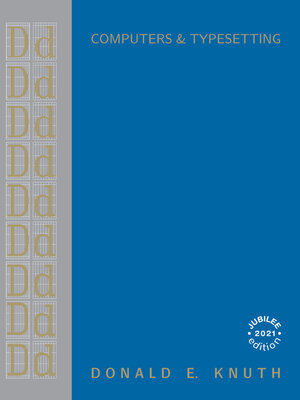 cover image of Computers & Typesetting, Volume D